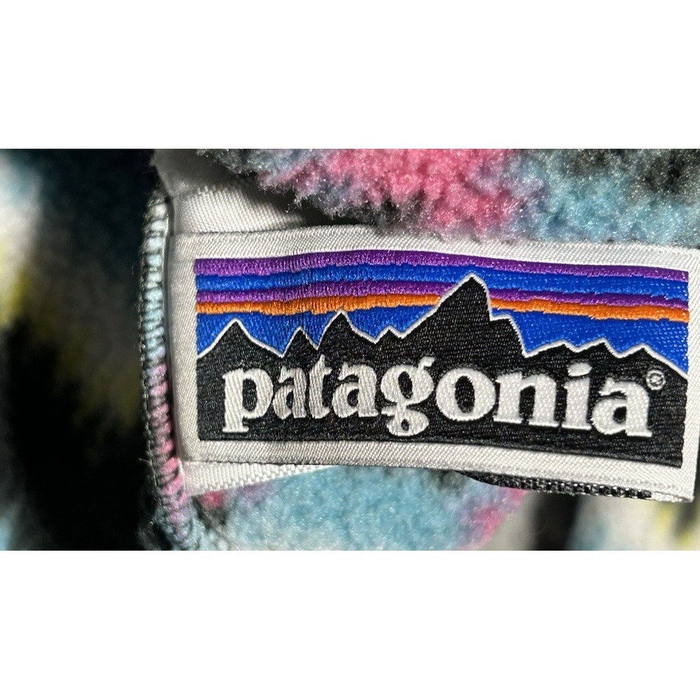 Patagonia Synchilla Youth Girls Large‎ Lightweight Aztec Snap-T Fleece Pullover - Picture 13 of 14